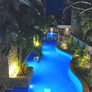 Luxury Aldea Zama 2bed - 2bat Private Terrace & Swim Up Apartamento